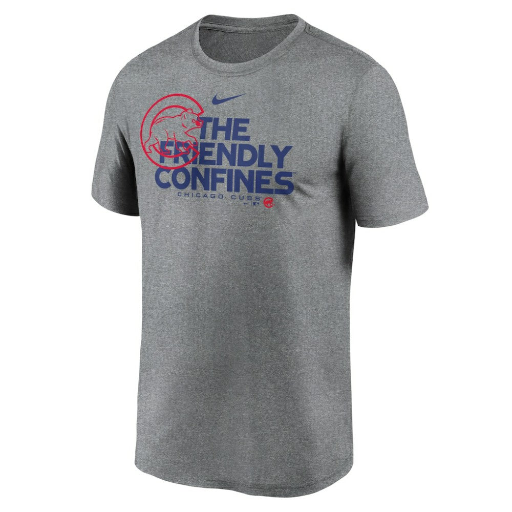 Heathered Charcoal Chicago Cubs Nike Local Rep Legend Performance T-Shirt