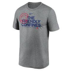 Heathered Charcoal Chicago Cubs Nike Local Rep Legend Performance T-Shirt