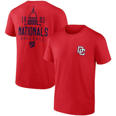 Red Washington Nationals Fanatics Iconic Bring It T-Shirt
