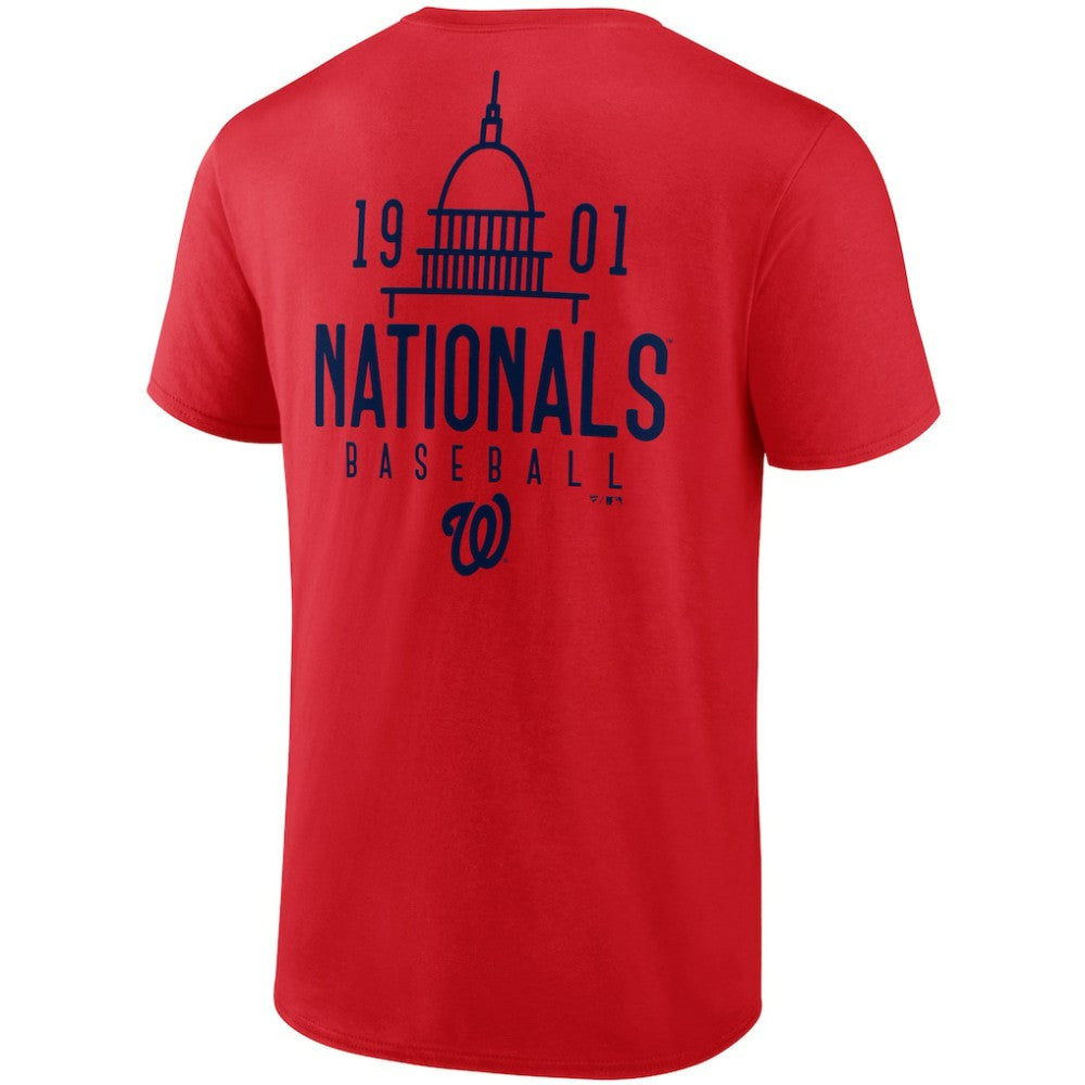 Red Washington Nationals Fanatics Iconic Bring It T-Shirt