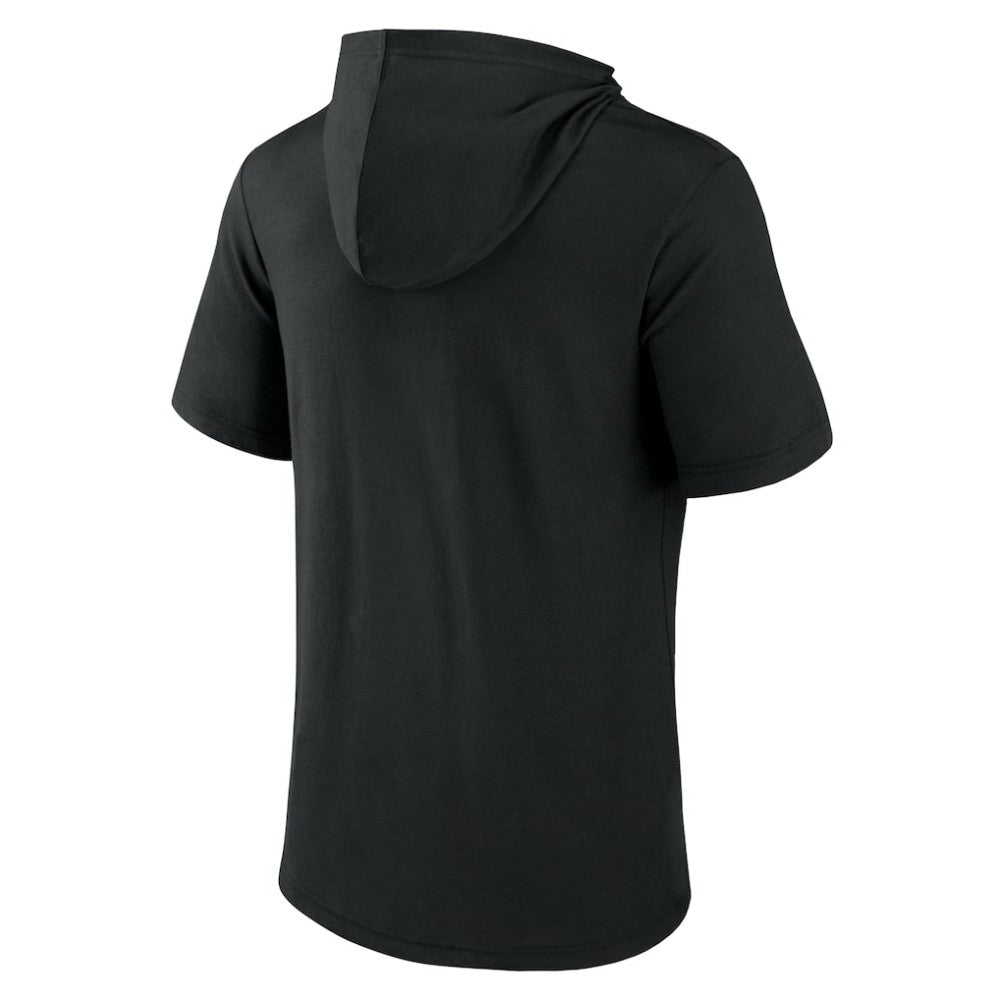 Black San Francisco Giants Fanatics Iconic Rebel Short Sleeve Hooded Top