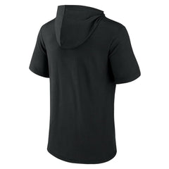 Black San Francisco Giants Fanatics Iconic Rebel Short Sleeve Hooded Top
