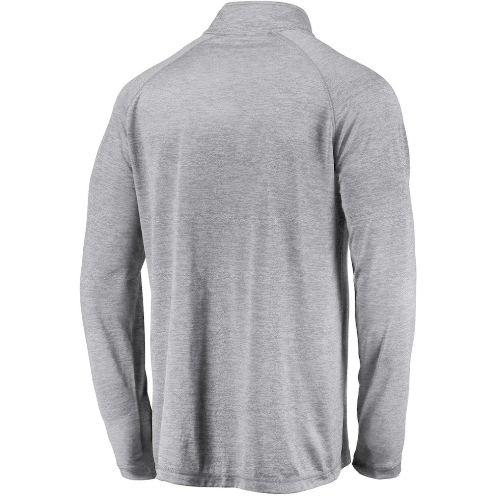 Gray San Diego Padres Fanatics Primary Logo Quarter-Zip Raglan Jacket