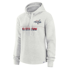 NHL Washington Capitals Fanatics Women's True Classics Legacy Quarter-Zip Hoodie