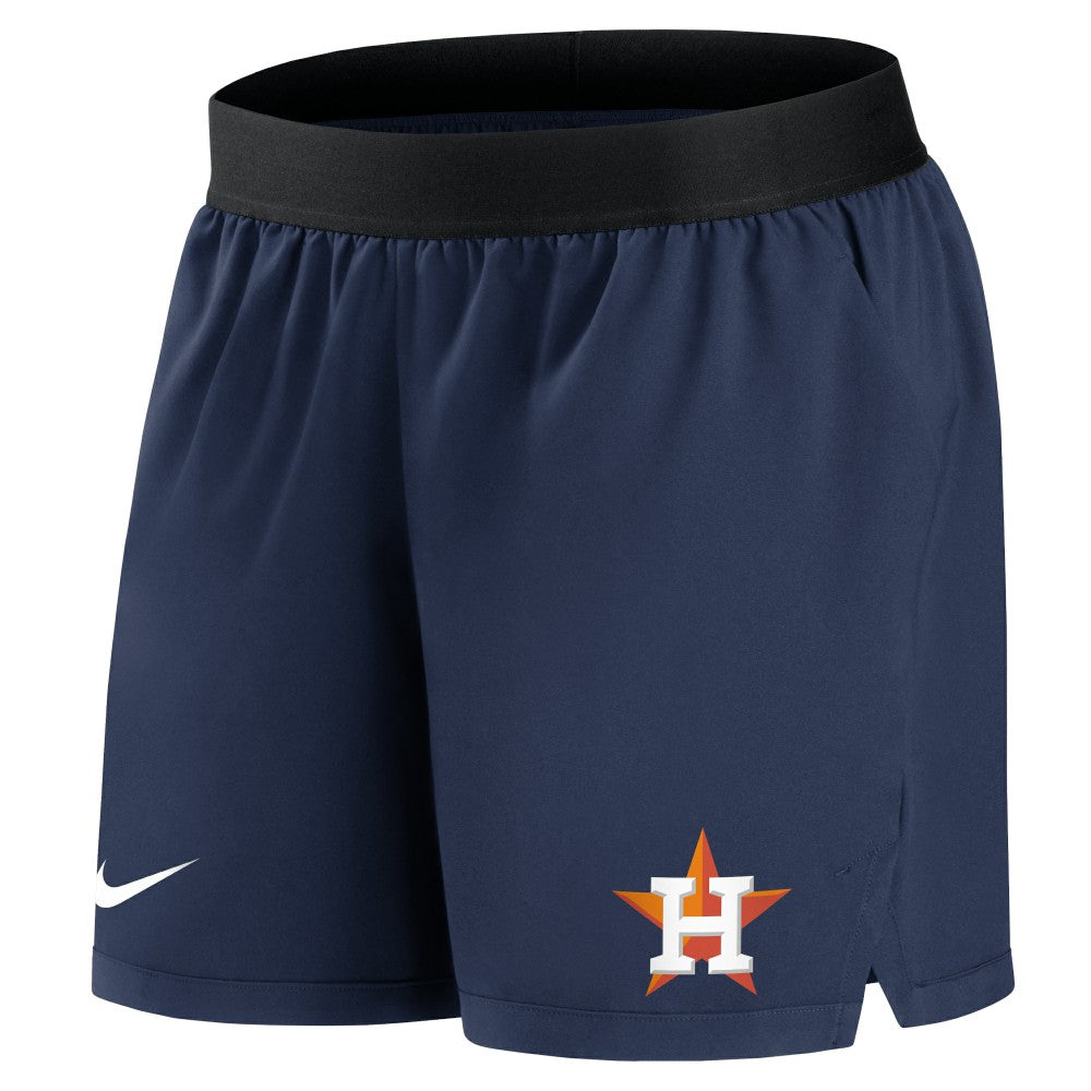 Navy Houston Astros Nike Women's Authentic Collection Flex Vent Max Performance Shorts
