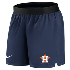 Navy Houston Astros Nike Women's Authentic Collection Flex Vent Max Performance Shorts