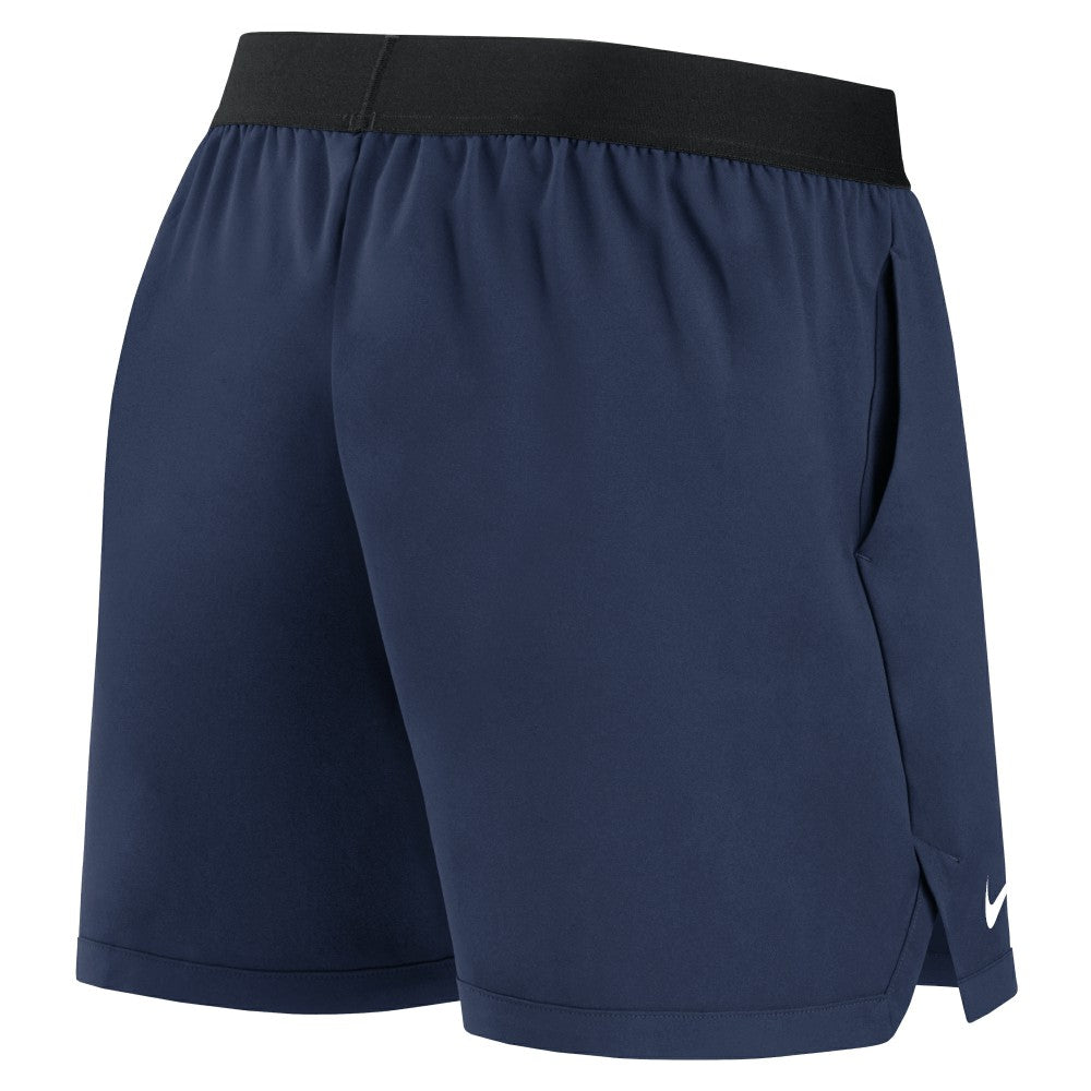 Navy Houston Astros Nike Women's Authentic Collection Flex Vent Max Performance Shorts