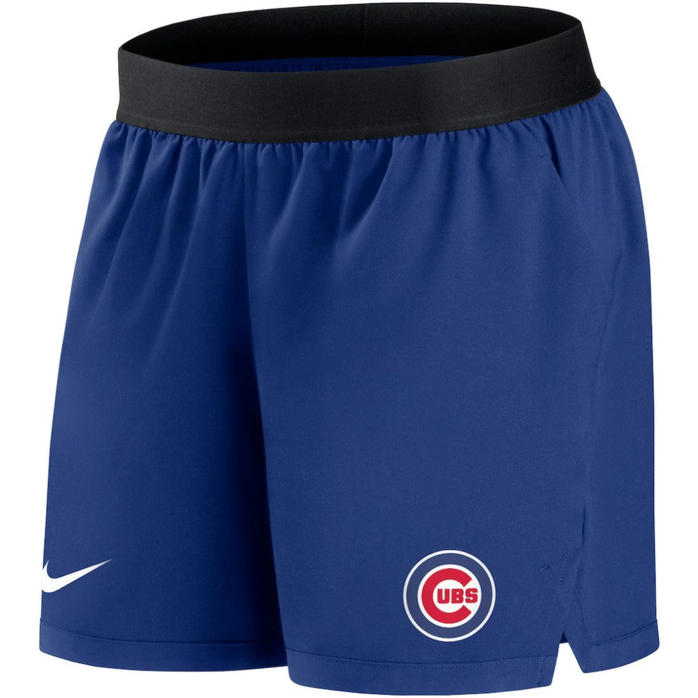 Royal Chicago Cubs Nike Women's Authentic Collection Flex Vent Max Performance Shorts