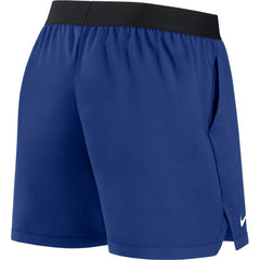 Royal Chicago Cubs Nike Women's Authentic Collection Flex Vent Max Performance Shorts