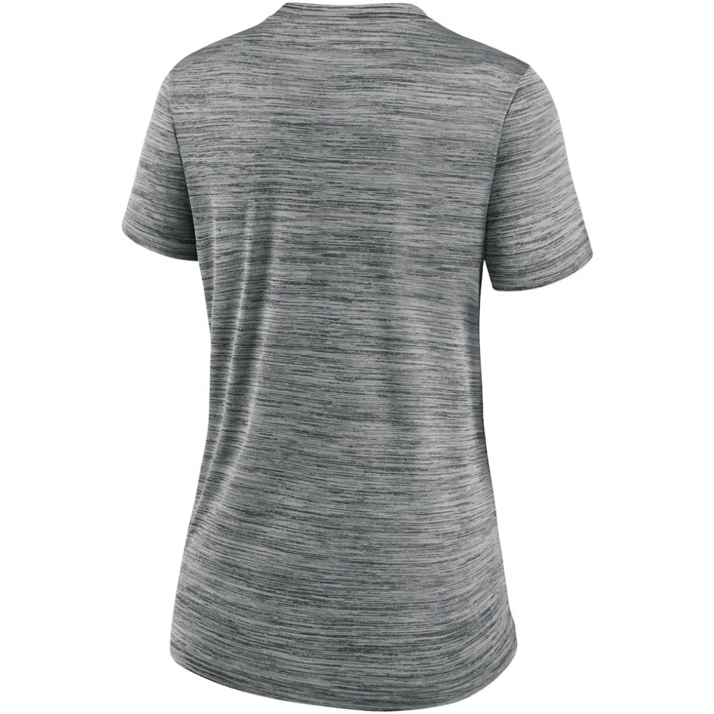 Anthracite Chicago White Sox Nike Women's Authentic Collection Velocity Performance V-Neck T-Shirt