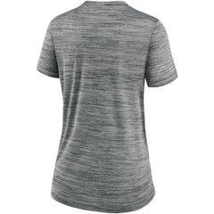 Anthracite Chicago White Sox Nike Women's Authentic Collection Velocity Performance V-Neck T-Shirt