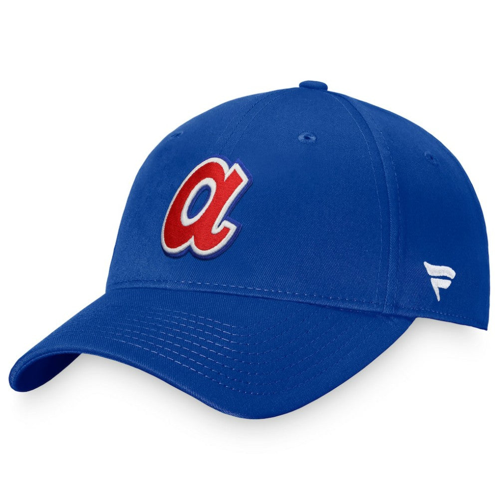 Royal Atlanta Braves Fanatics Cooperstown Collection Core Adjustable Hat