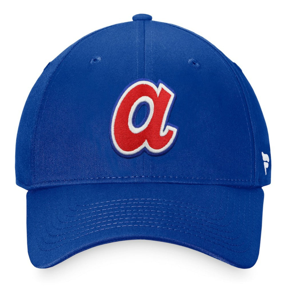 Royal Atlanta Braves Fanatics Cooperstown Collection Core Adjustable Hat