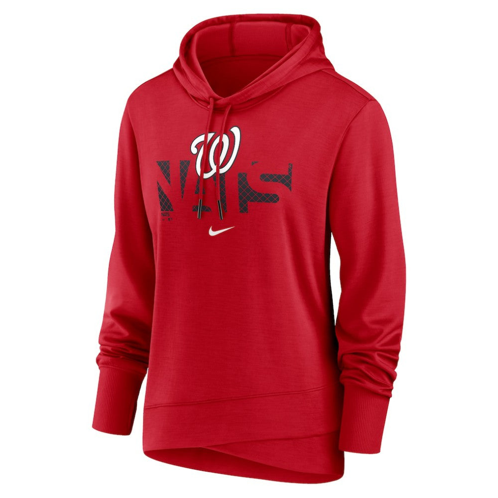 Red Washington Nationals Nike Women's Diamond Knockout Performance Pullover Hoodie