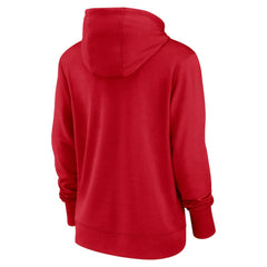 Red Washington Nationals Nike Women's Diamond Knockout Performance Pullover Hoodie