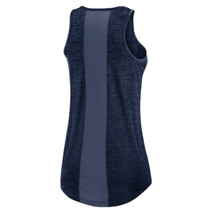 Navy Boston Red Sox Nike Women's Logo Fade High Neck Performance Tank Top