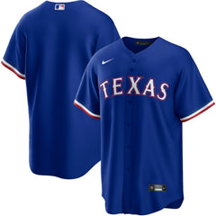 Royal Texas Rangers Nike Alternate Replica Team Logo Jersey