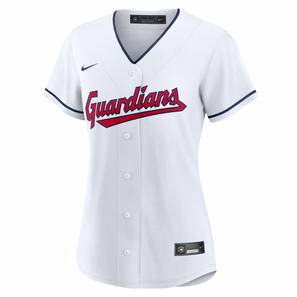 White Women's Cleveland Guardians Nike Home Replica Team Jersey