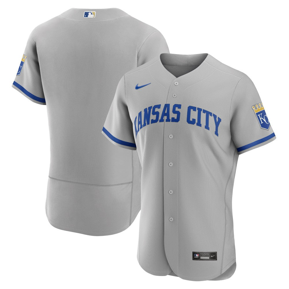 Gray Kansas City Royals Nike 2022 Road Authentic Jersey