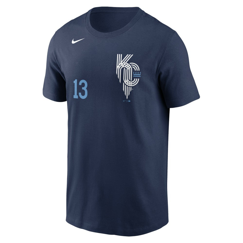 Navy Salvador Perez Kansas City Royals Nike City Connect Name & Number T-Shirt