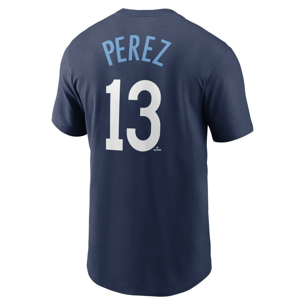 Navy Salvador Perez Kansas City Royals Nike City Connect Name & Number T-Shirt