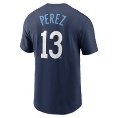 Navy Salvador Perez Kansas City Royals Nike City Connect Name & Number T-Shirt