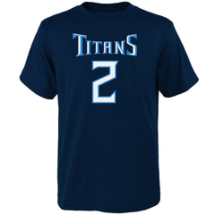 Julio Jones  Youth Mainliner Player Name & Number T-Shirt - Tennessee Titans T-shirts