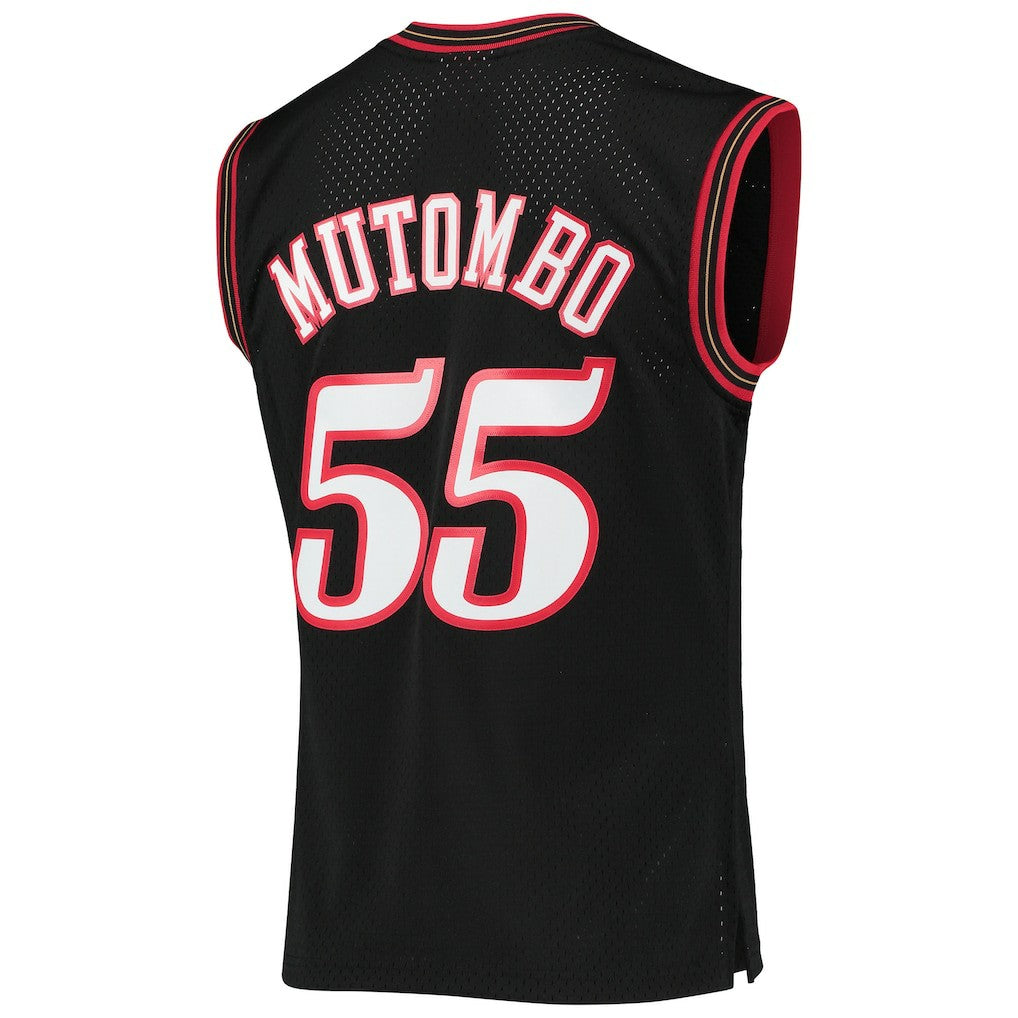 Mitchell & Ness Dikembe Mutombo Philadelphia 76ers Hardwood Classics Swingman Jersey