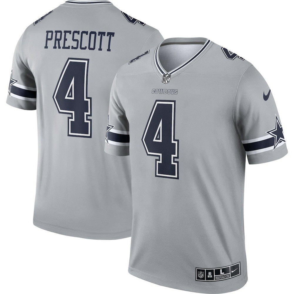 Dak Prescott  Inverted Legend Player Performance Top - Dallas Cowboys Tops