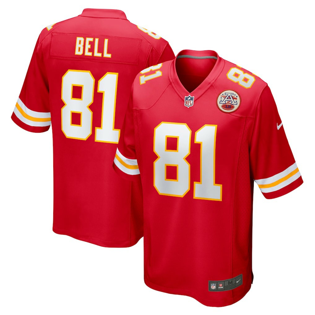 Blake Bell  Game Player Jersey - Kansas City Chiefs Jerseys