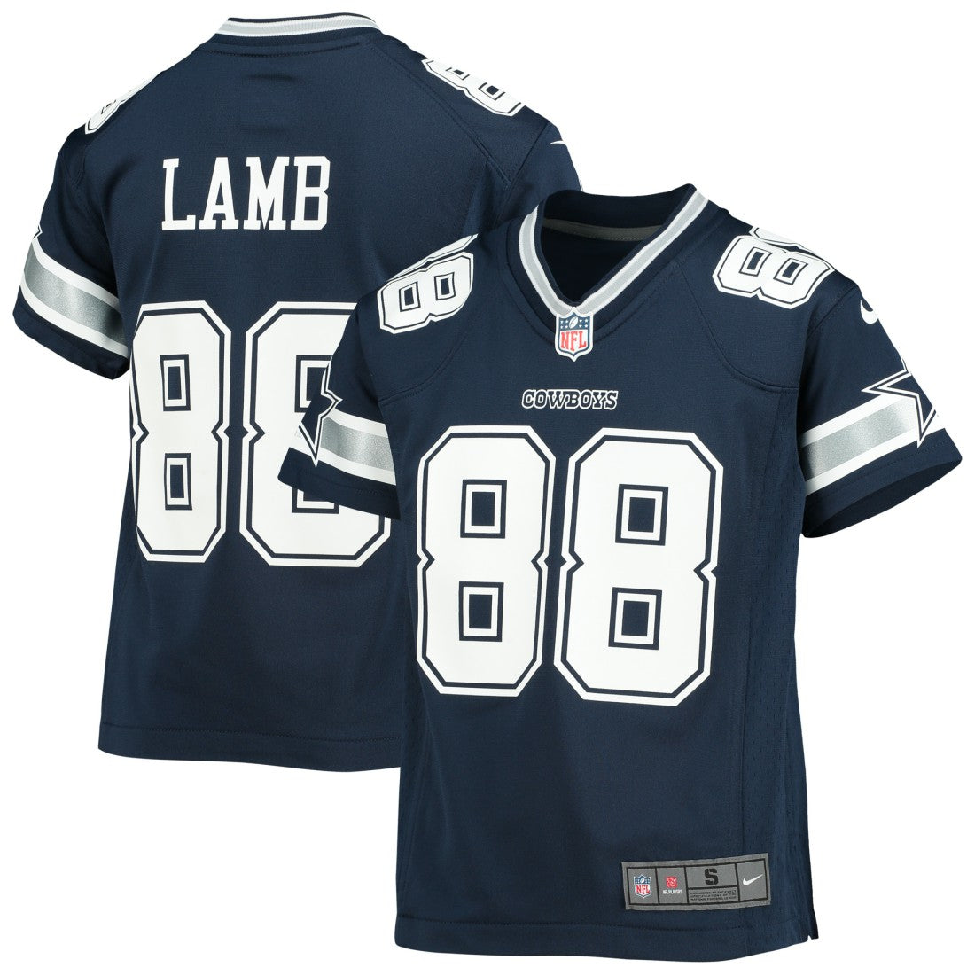CeeDee Lamb  Youth Player Game Jersey - Dallas Cowboys Jerseys