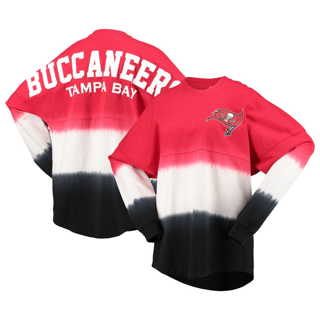 Women's Ombre Long Sleeve T-Shirt - Tampa Bay Buccaneers T-shirts