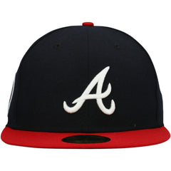 Navy Atlanta Braves New Era 9/11 Memorial Side Patch 59FIFTY Fitted Hat