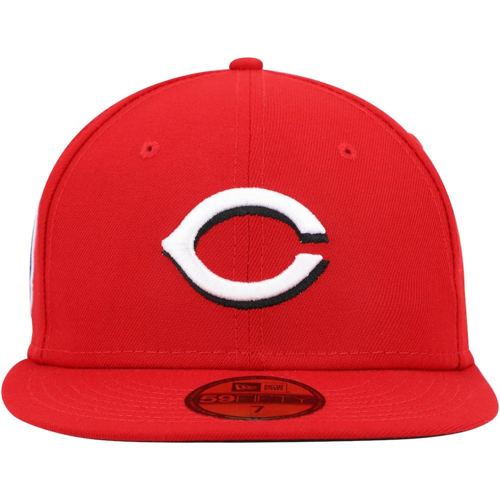 Red Cincinnati Reds New Era 9/11 Memorial Side Patch 59FIFTY Fitted Hat