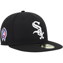 Black Chicago White Sox New Era 9/11 Memorial Side Patch 59FIFTY Fitted Hat