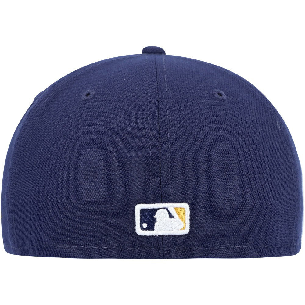 Navy Milwaukee Brewers New Era 9/11 Memorial Side Patch 59FIFTY Fitted Hat