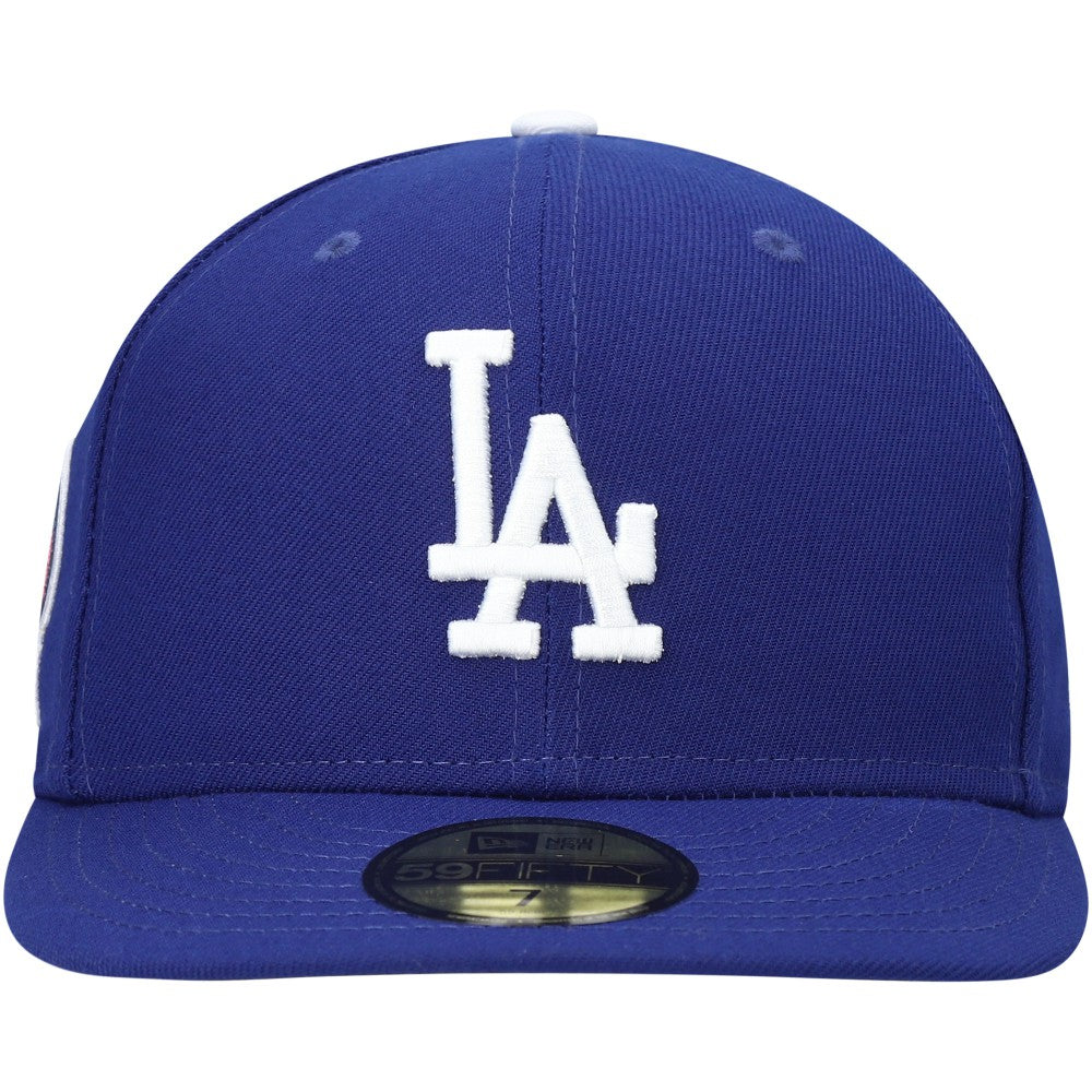 Royal Los Angeles Dodgers New Era 9/11 Memorial Side Patch 59FIFTY Fitted Hat