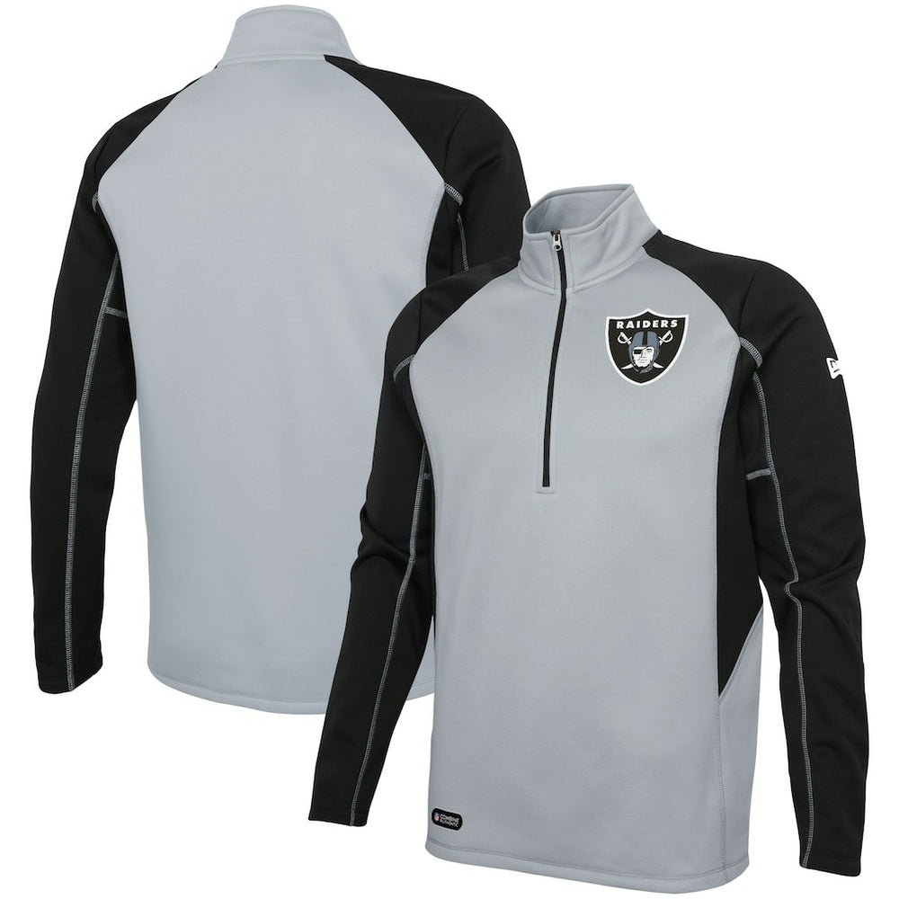 Combine Authentic Two-a-Days Half-Zip Jacket - Las Vegas Raiders Jackets