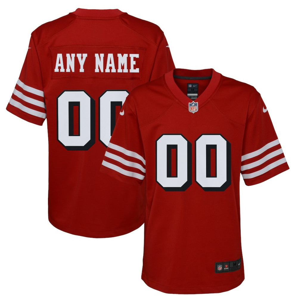 Youth Alternate Custom Game Jersey - San Francisco 49ers Jerseys