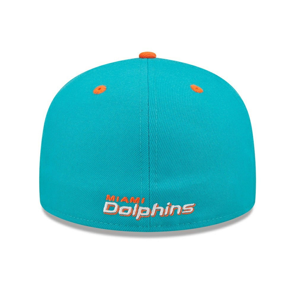 Flipside 2Tone 59FIFTY Fitted Hat - Miami Dolphins Hats