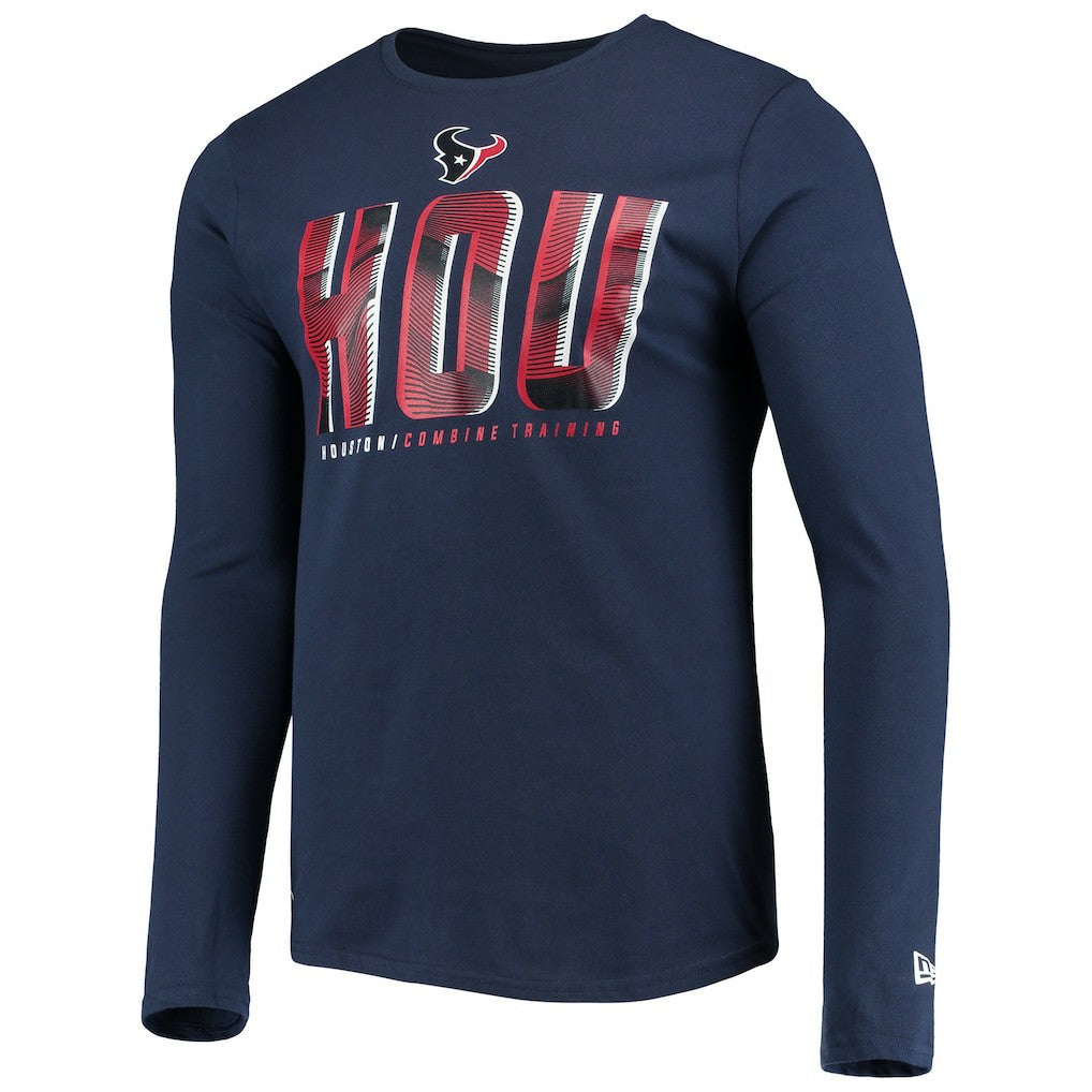 Combine Authentic Static Abbreviation Long Sleeve T-Shirt - Houston Texans T-shirts