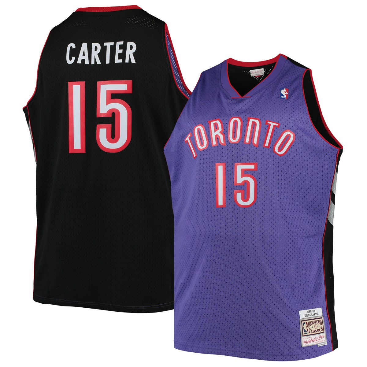 Mitchell & Ness Vince Carter Toronto Raptors Big & Tall 1999/00 Hardwood Classics Swingman Jersey