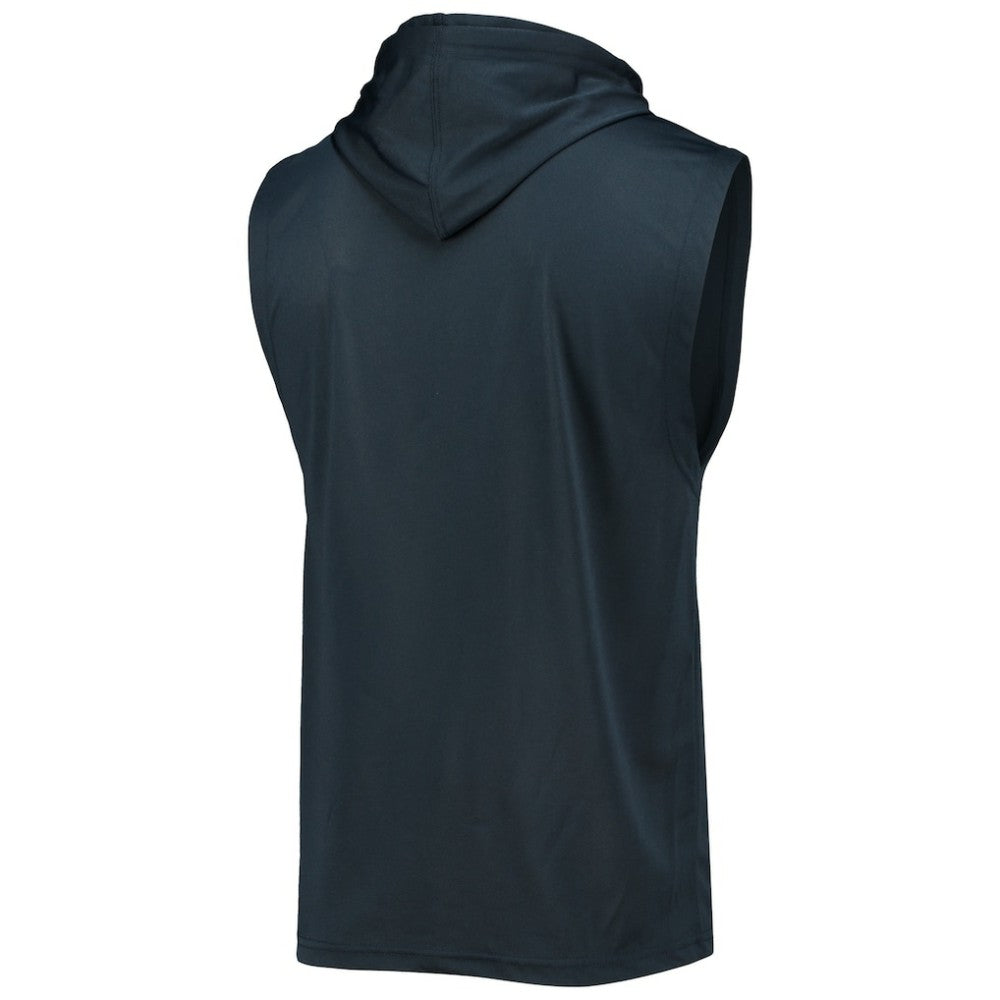 Navy Tampa Bay Rays Stitches Sleeveless Pullover Hoodie