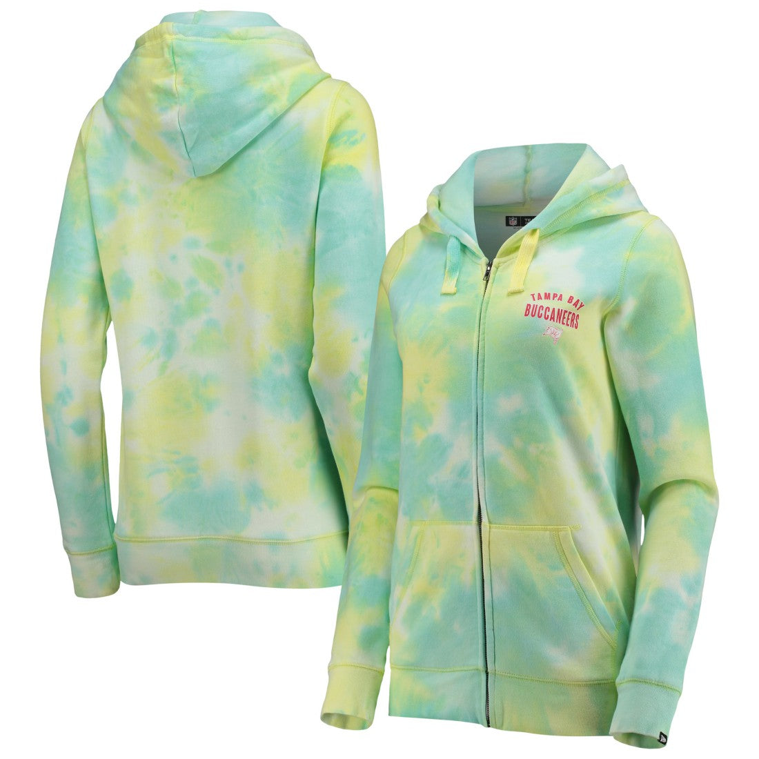 Women's Ice-Dye Full-Zip Hoodie - Tampa Bay Buccaneers Hoodies