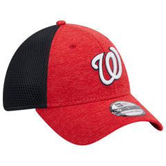 Red Washington Nationals New Era Shadow Neo 39THIRTY Flex Hat