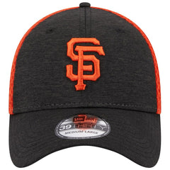 Black San Francisco Giants New Era Shadow Neo 39THIRTY Flex Hat