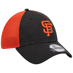 Black San Francisco Giants New Era Shadow Neo 39THIRTY Flex Hat
