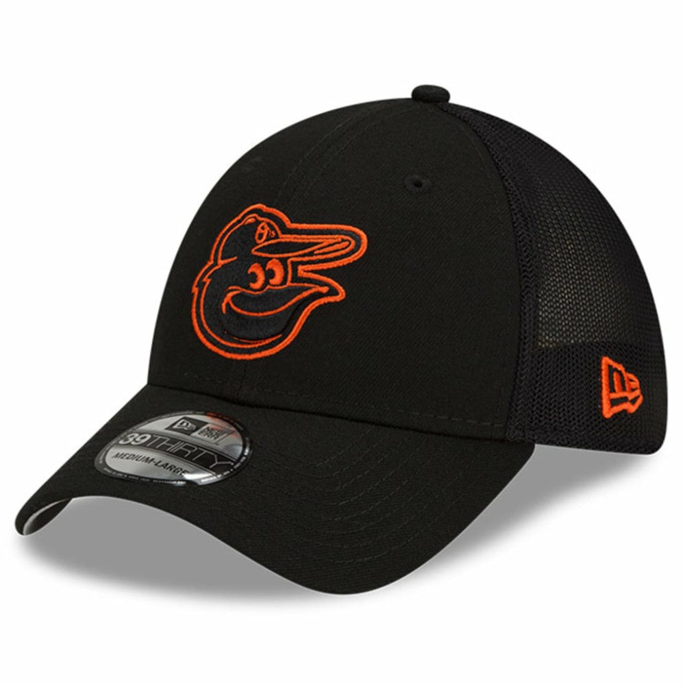 Black Baltimore Orioles New Era 2023 Batting Practice 39THIRTY Flex Hat