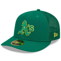 Green Athletics New Era 2023 Batting Practice 59FIFTY Fitted Hat