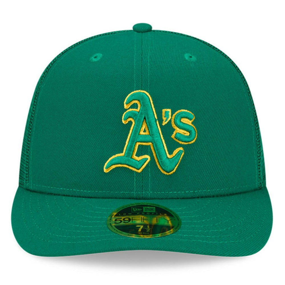 Green Athletics New Era 2023 Batting Practice 59FIFTY Fitted Hat